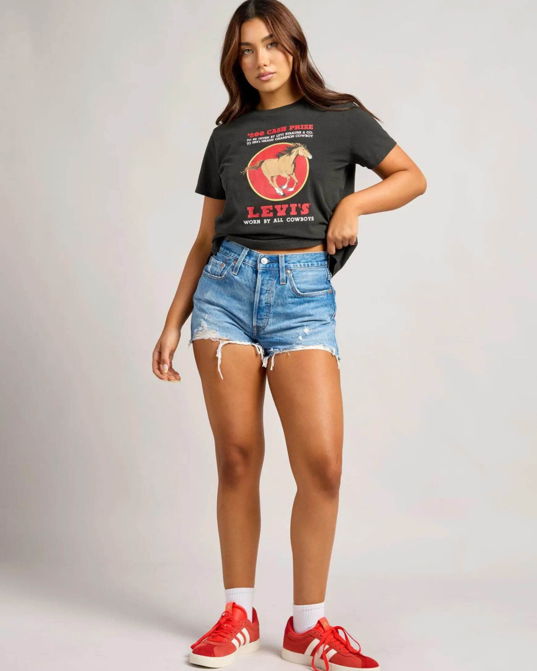 501® Original High-Rise Jean Shorts