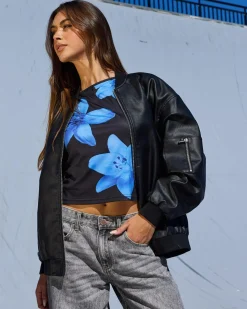 Ace Faux Leather Jacket