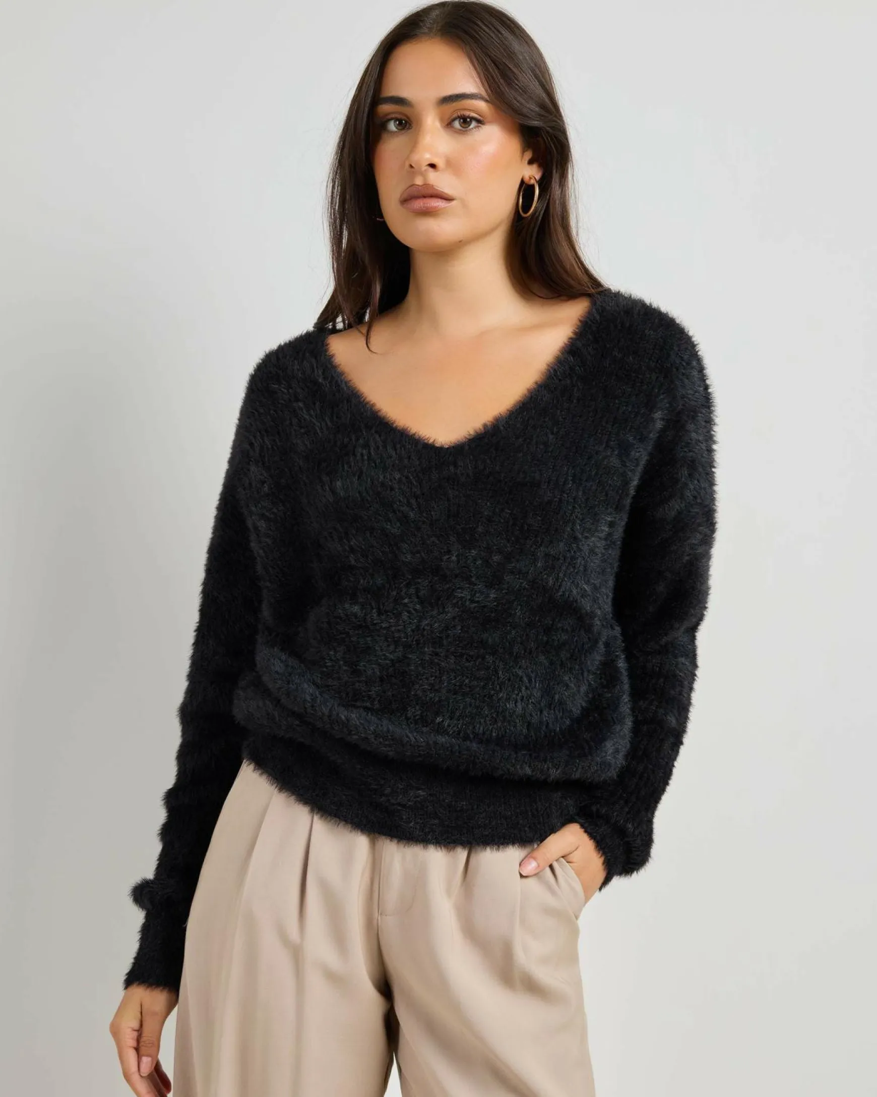 Amara V Neck Knit Jumper