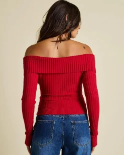 Ari Off Shoulder Knit Top