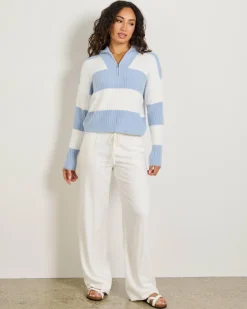 Atlas Half Zip Knit Jumper