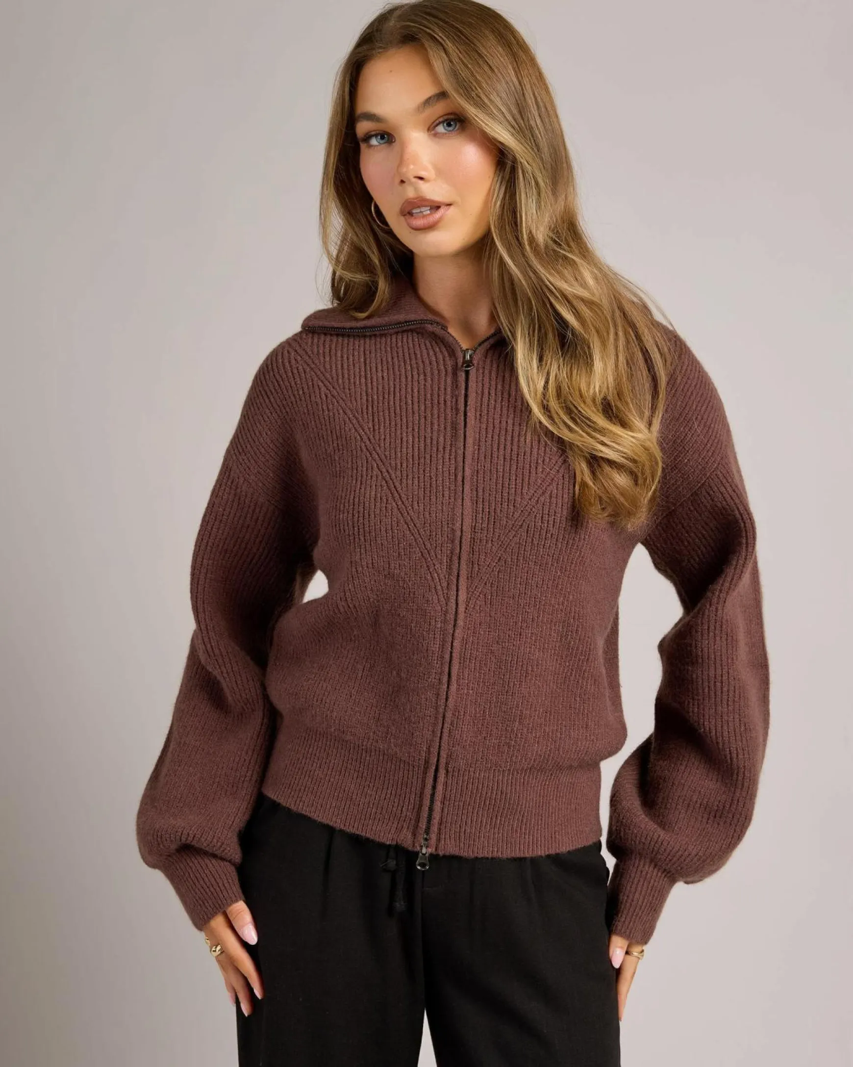Aurora Zip Knit