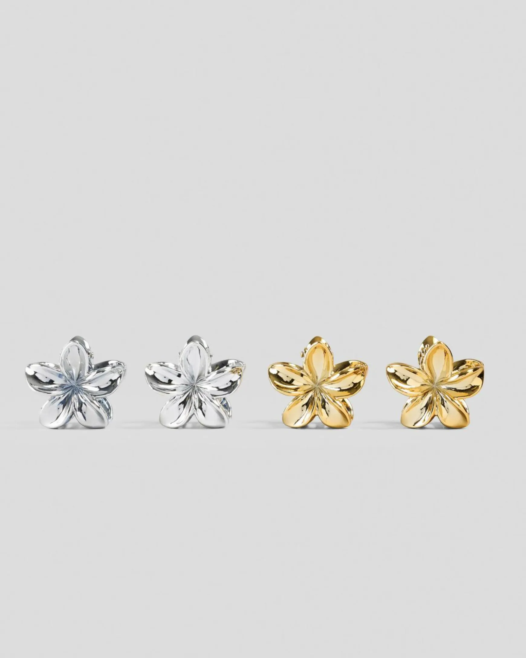 Baby Frangipani Hair Claw Clip Pack