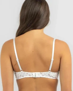 Bellis Floral Print Lace Bra