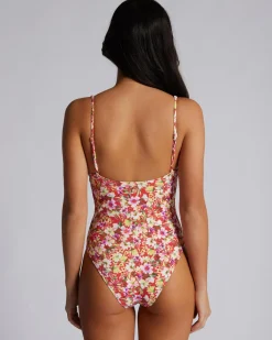 Bloom Floral Underwire One Piece Swimsuit