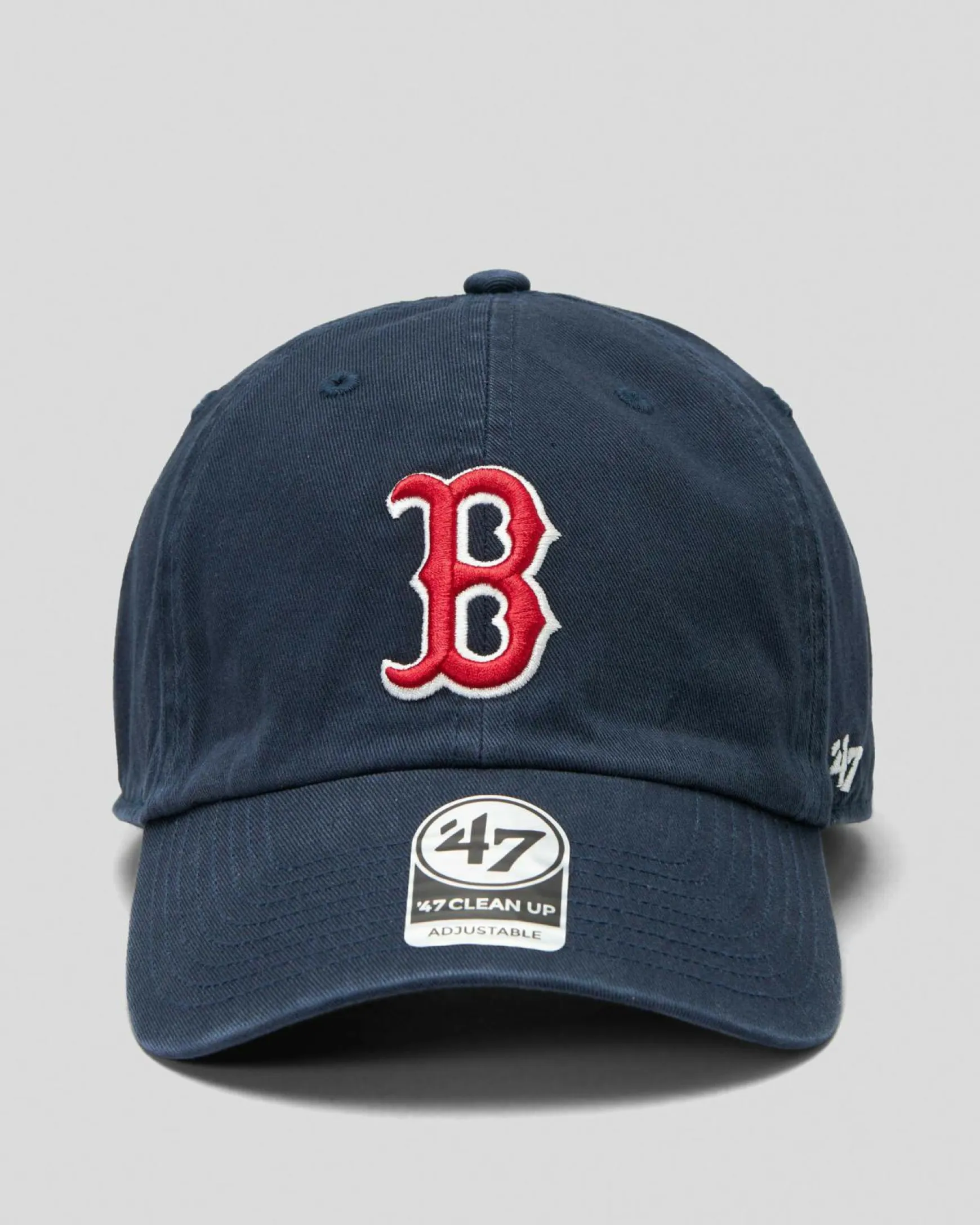 Boston Red Sox Navy '47 Clean Up Strapback
