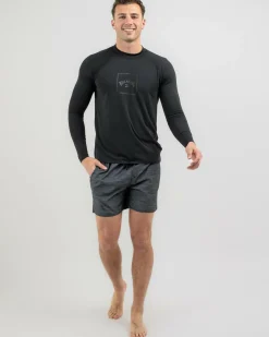 Boxed Arch Long Sleeve Wetshirt