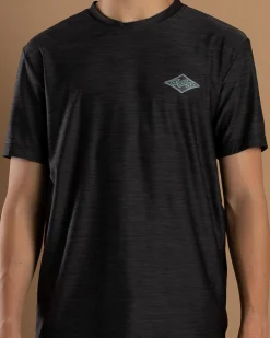 Boys' Diamond Shoreline Short Sleeve Rash Vest