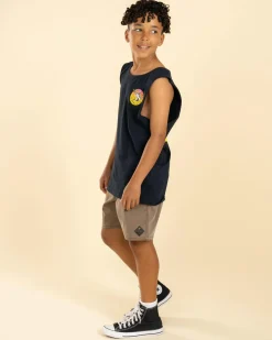 Boys' Evaded Muscle Tank