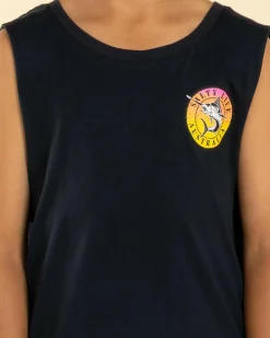 Boys' Evaded Muscle Tank