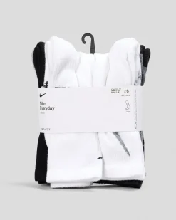 Boys' Everyday Comfort Crew Socks 6 Pack