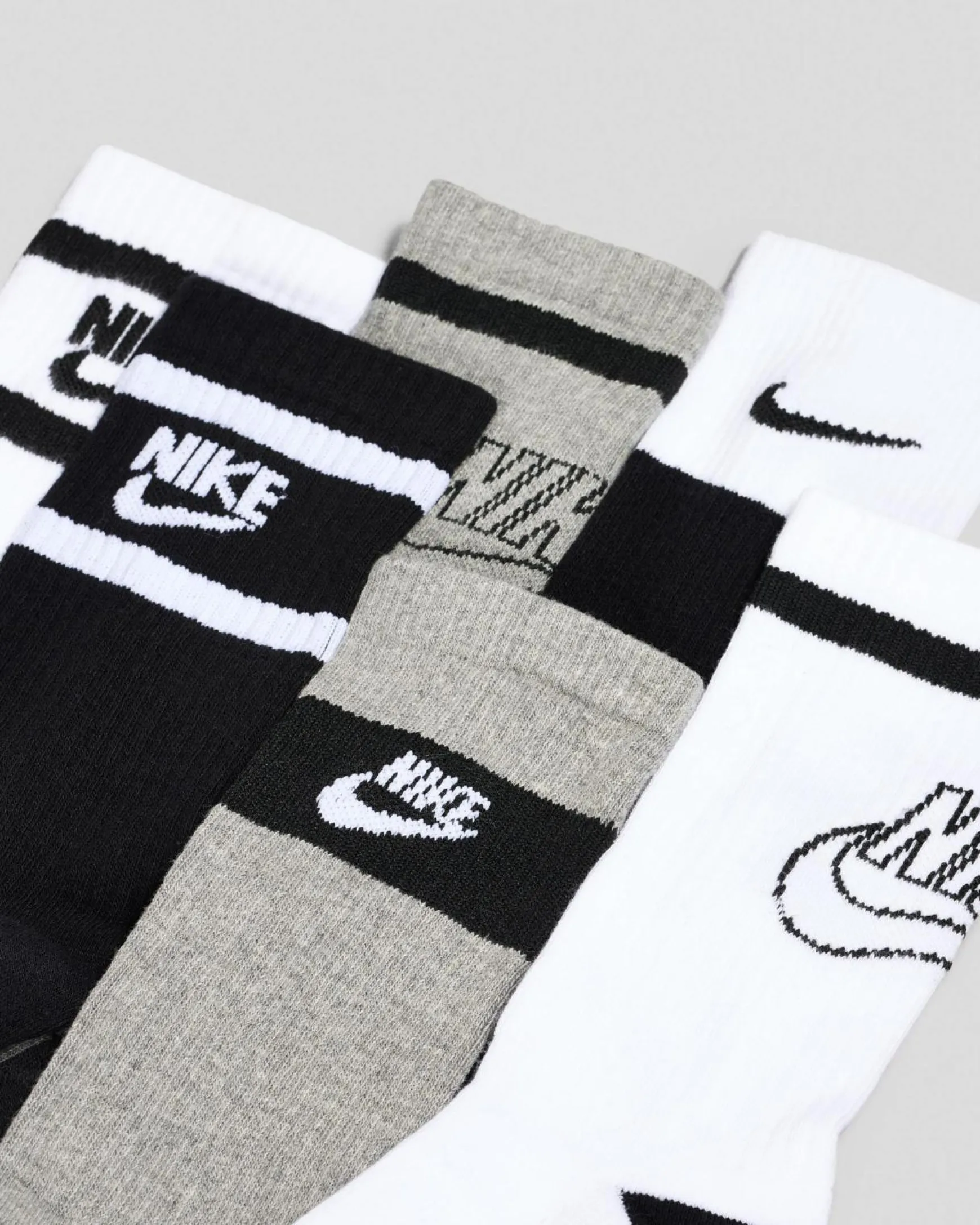 Boys' Everyday Crew Socks 6 Pack