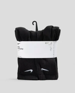 Boys' Everyday Crew Socks 6 Pack