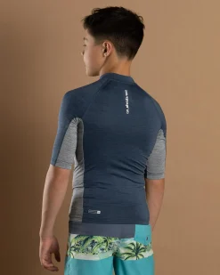 Boys' Everyday UPF50 Comp Short Sleeve Rash Vest