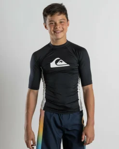 Boys' Everyday UPF50 Comp Short Sleeve Rash Vest