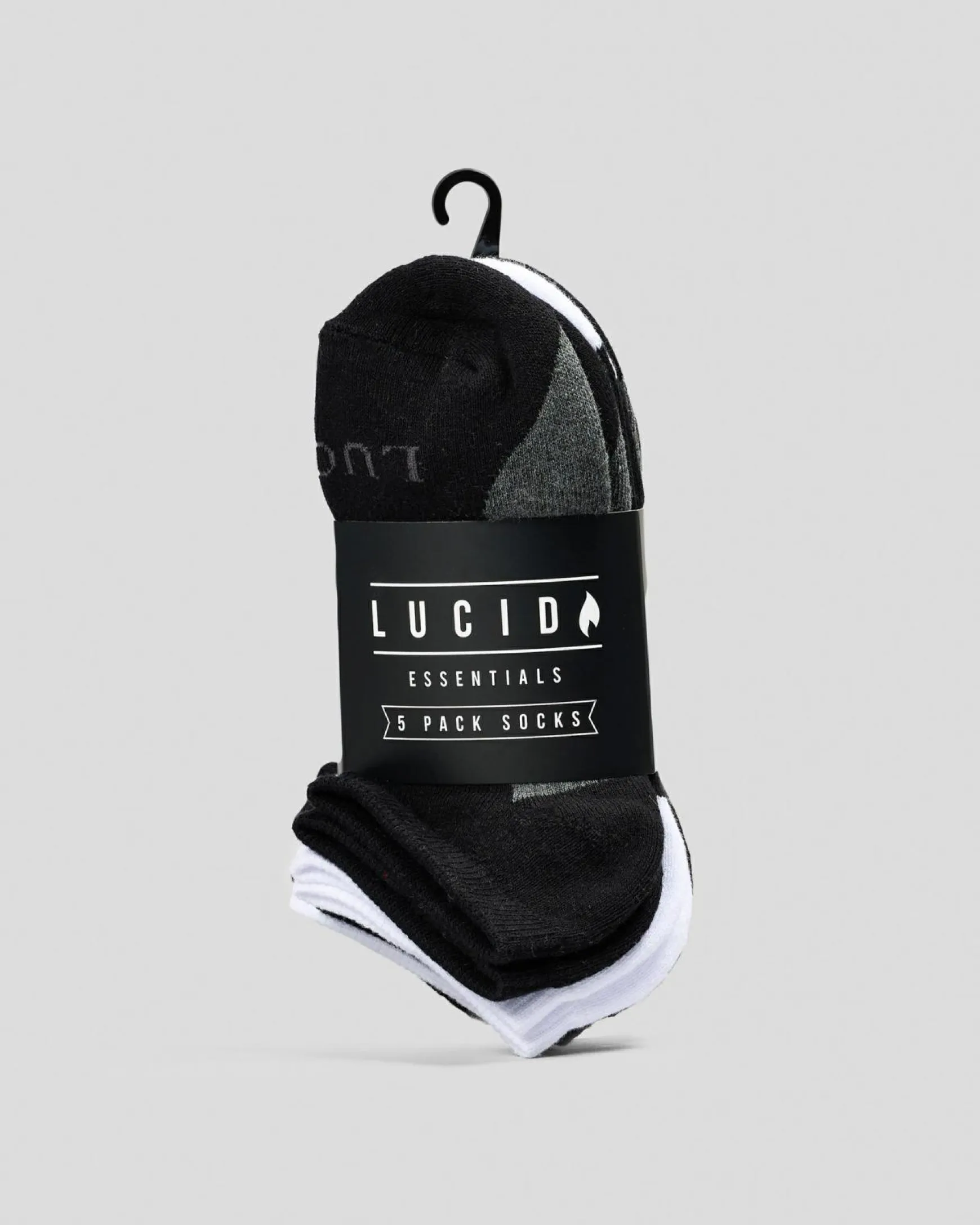 Boys' Fuzzled Ankle Socks 5 Pack