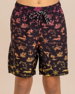 Boys' Herd Elastic Waist Shorts