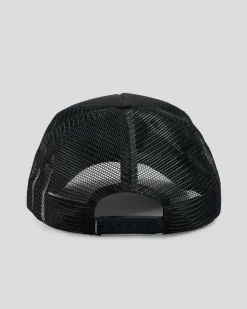 Boys' Oval Check Flame Dot Trucker Cap