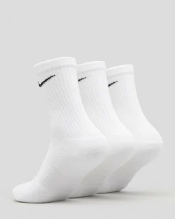 Boys' Perfect Cushion Crew Trail Socks 3 Pack