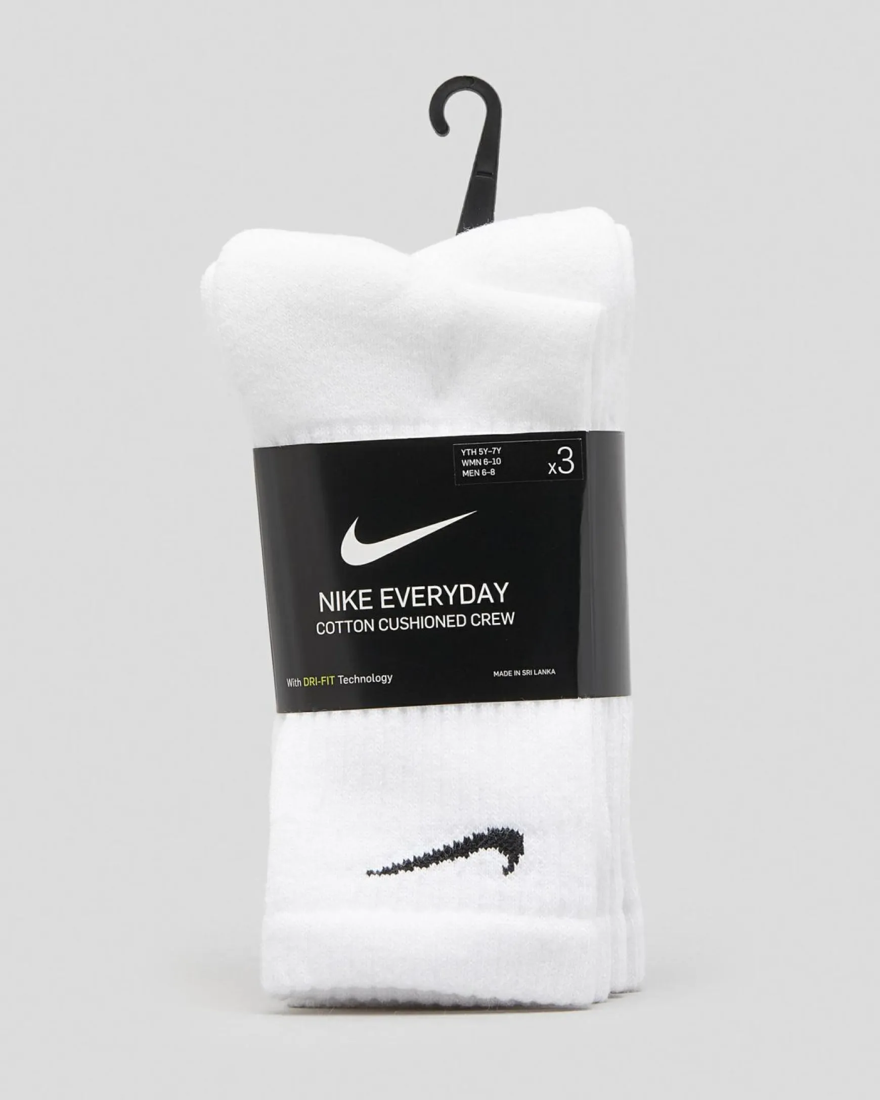 Boys' Perfect Cushion Crew Trail Socks 3 Pack