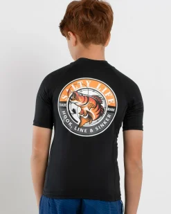 Boy's Sinker Short Sleeve Rash Vest