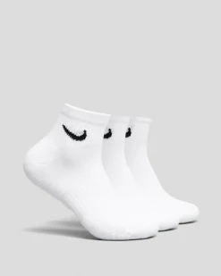 Boys' Training Ankle Socks 3 Pack