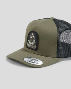 Captain Ship Faced Trucker Cap