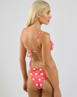 Carmin Triangle Bikini Top