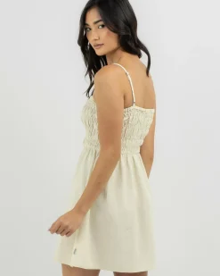 Classic Shirred Mini Dress