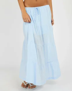Classic Tiered Maxi Skirt