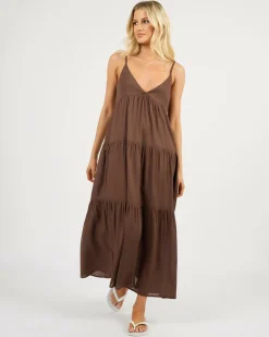 Classic Tiered Midi Dress