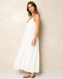 Classic Tiered Midi Dress