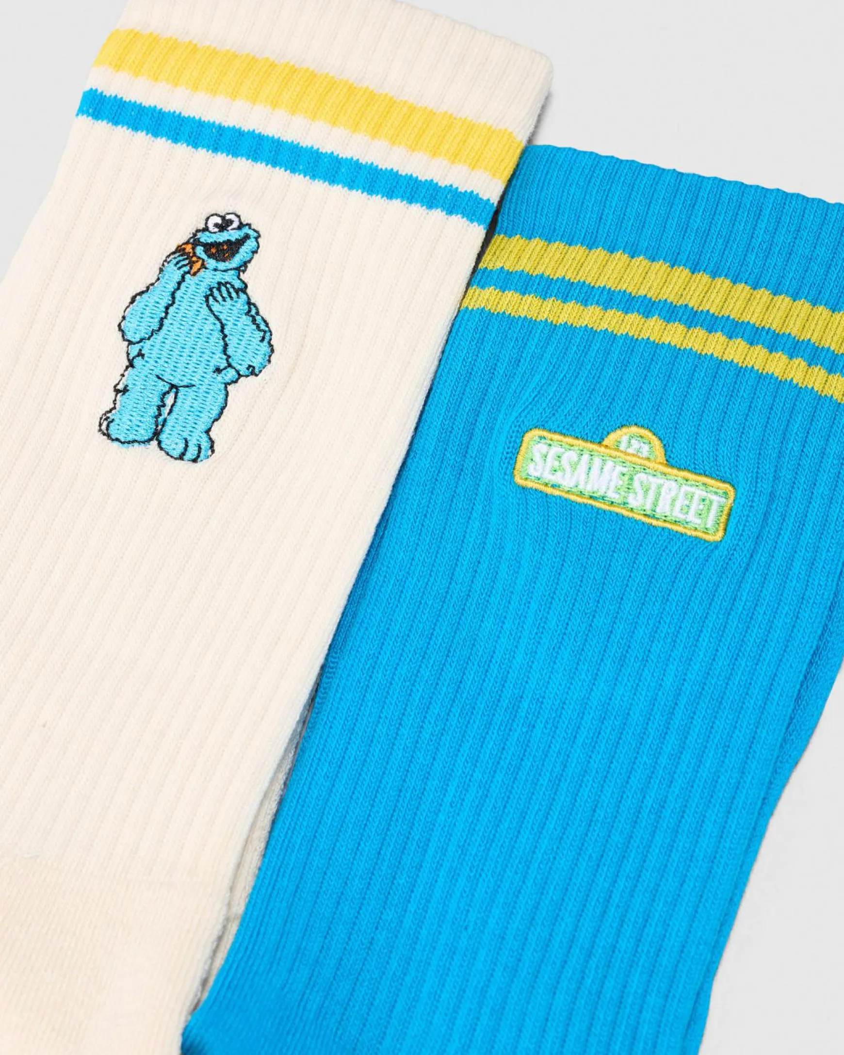 Cookie Monster Sneaker Sock 2 Pack