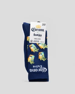 Corona Beach Life Sneaker Socks 2 Pack