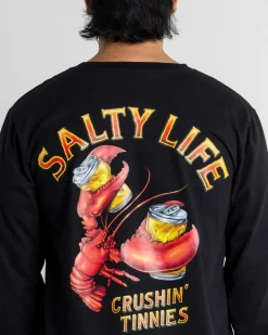 Crushin Tinnies Long Sleeve Wetshirt
