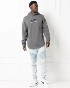 Dilluted Dual Curved Hoodie