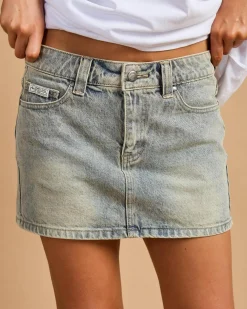 Dirty Mavericks Denim Mini Skirt