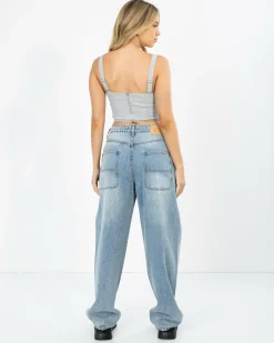 Dolly Lace Up Top