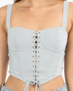Dolly Lace Up Top