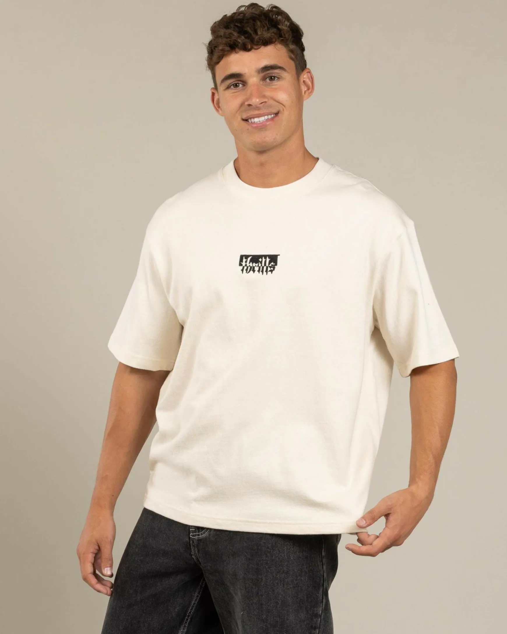 Embro Box Fit Oversize Cropped T-Shirt