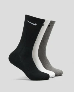 Everyday Cushion Crew Socks 3 Pack