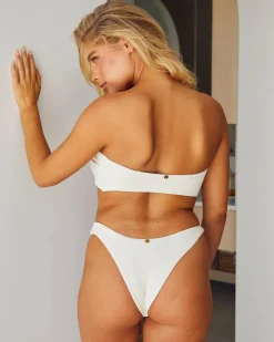 Evie Tie Bandeau Bikini Top