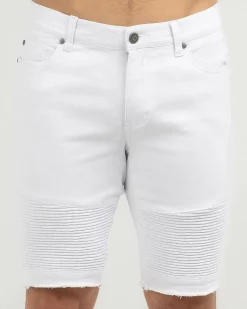 Expansion Denim Shorts