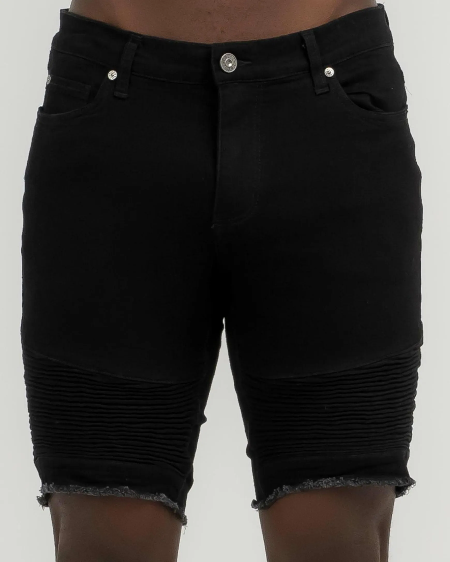 Expansion Denim Shorts