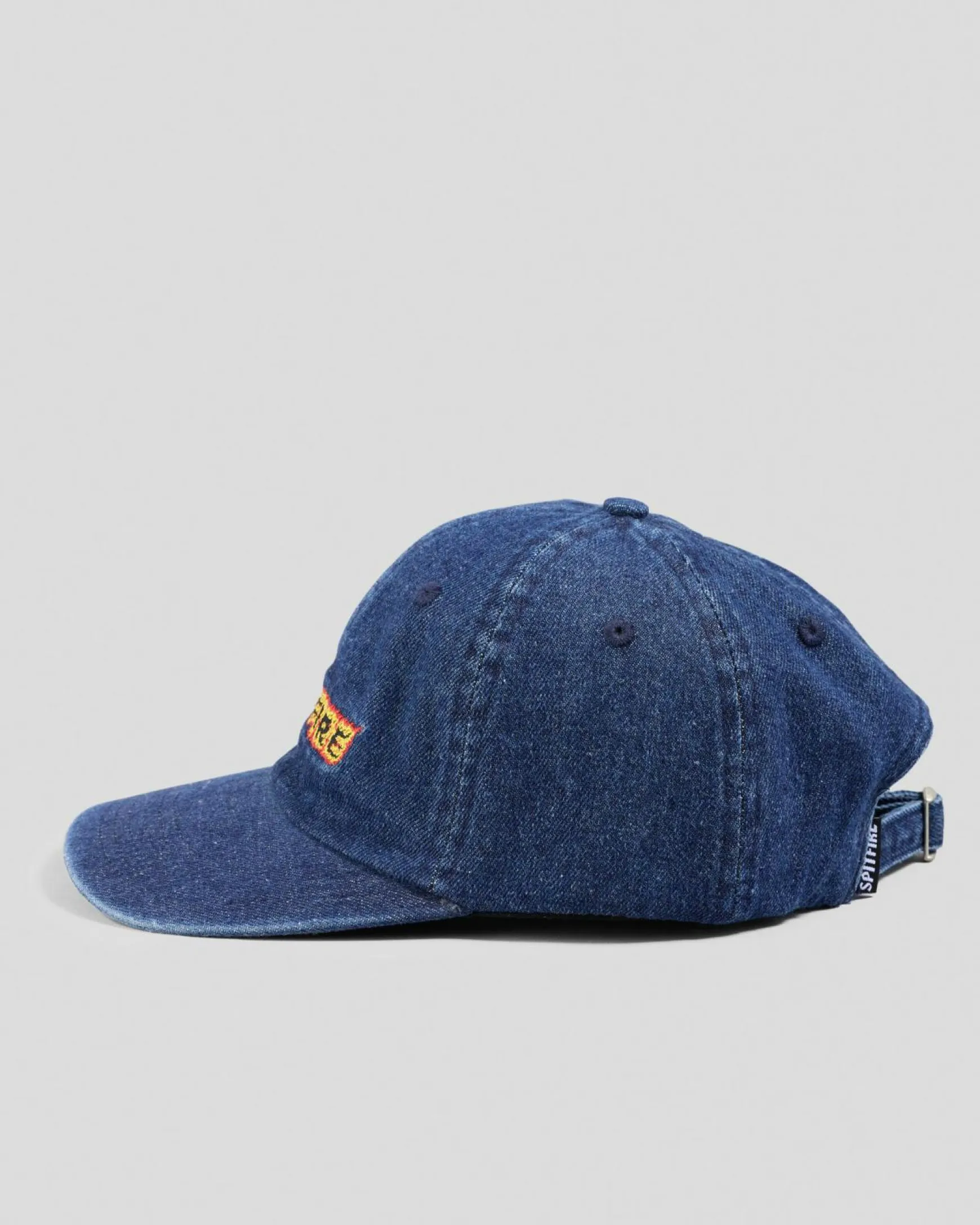 Flames Script Strapback Cap