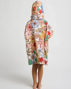 Flower Power Toddlers' Hooded Towel