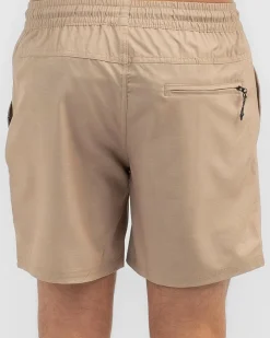 Formal Elastic Waist Shorts
