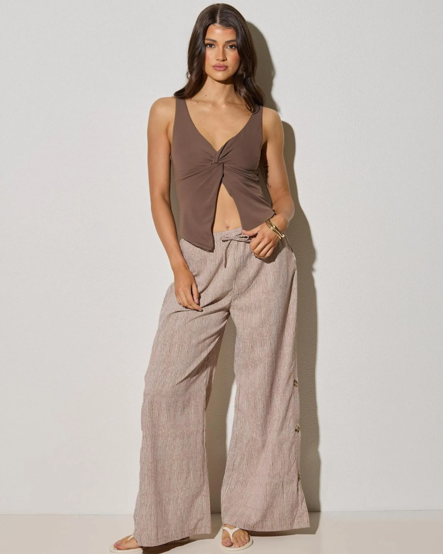 Frankie Split Front Top