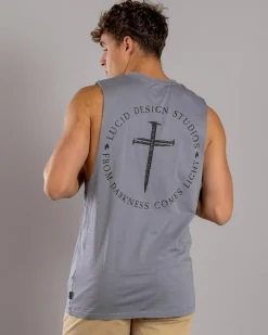 Fray Muscle Tank