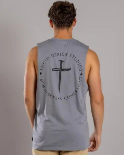 Fray Muscle Tank